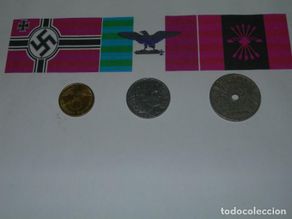 Militaria: LOTE 3 MONEDAS ALIADOS DEL EJE(01)